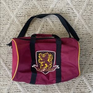 Harry Potter Gryffindor Maroon Duffel Bag